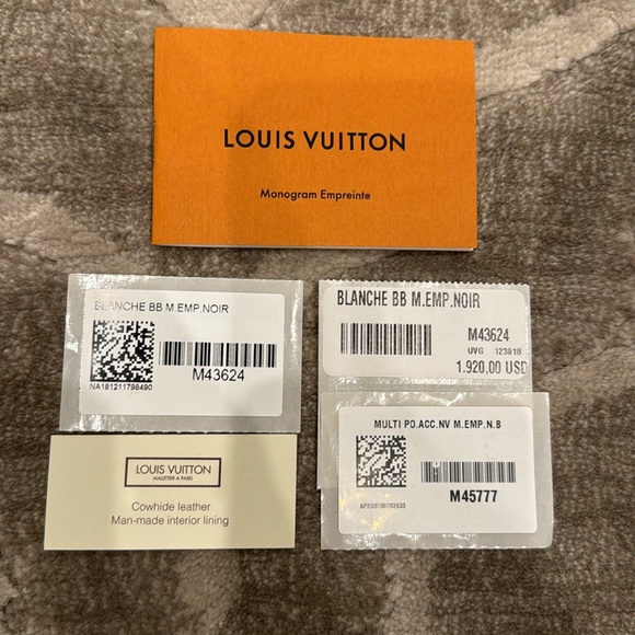 Louis Vuitton Blanche BB M. Empreinte Noir - Picture 3 of 6